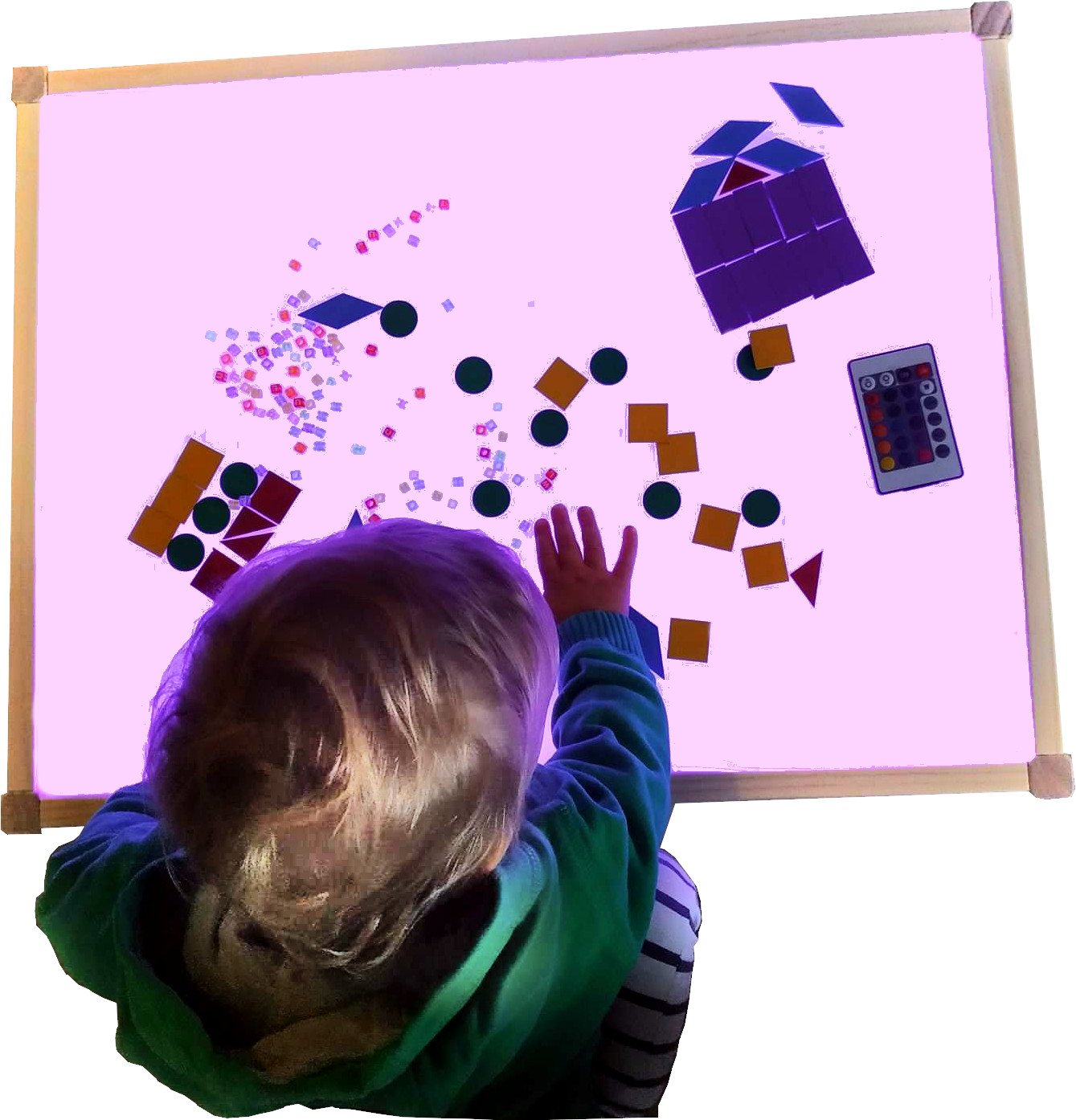 Sviesos_stalas_Medinukas_figureles_geo Šviesos stalas Žemas medinukas Ugdymo procese